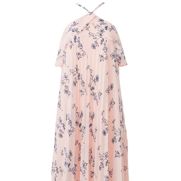 Shoshanna Pink Floral Halter - Picture 1 of 4